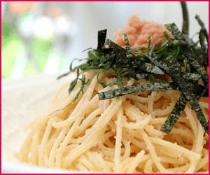 梅・たらこパスタで子どもも梅が大好きになる